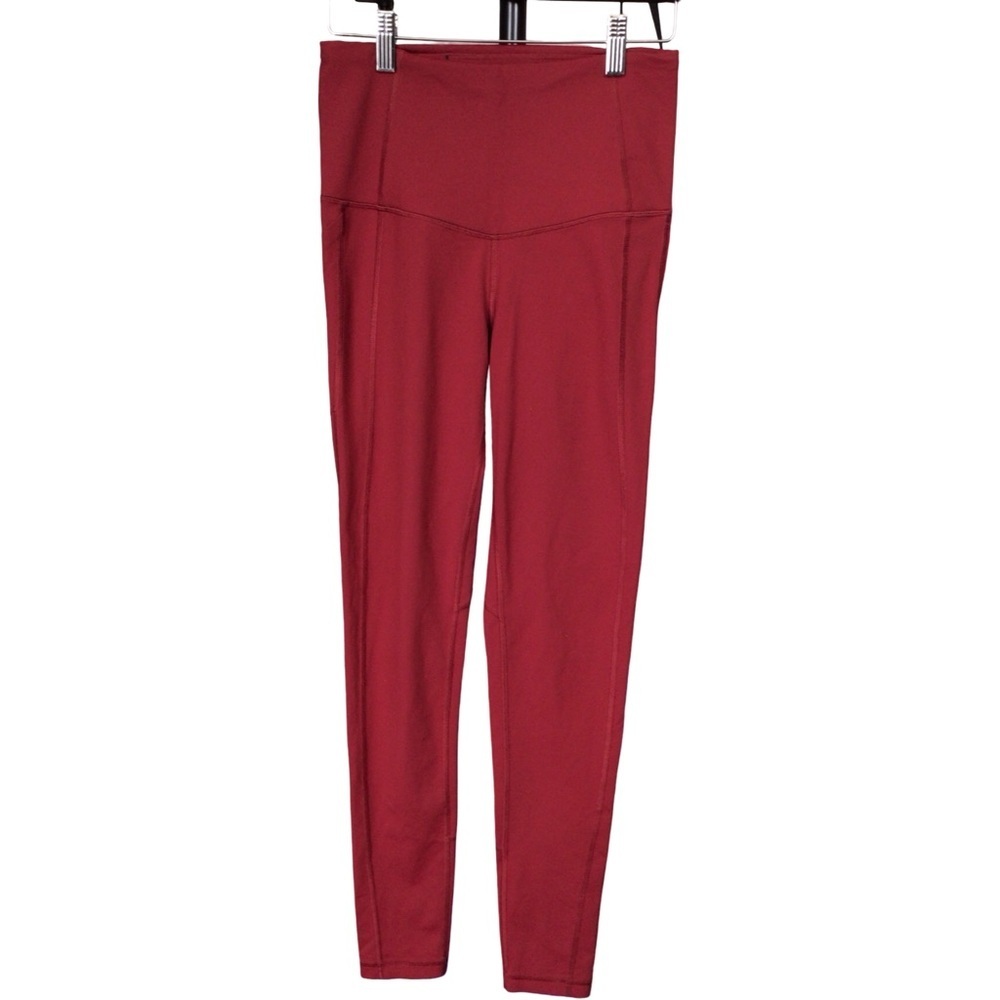 Victoria's Secret Sport High -Waist Burgundy Active Leggings
